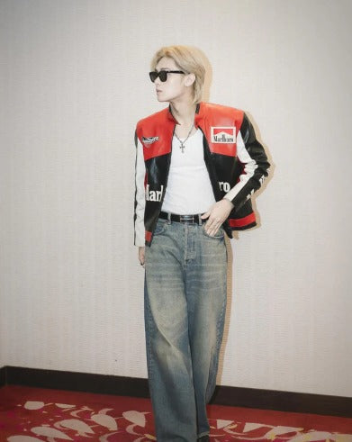 Marlboro F1 Vintage Leather Racing Jacket – Classic Motorsport Heritage