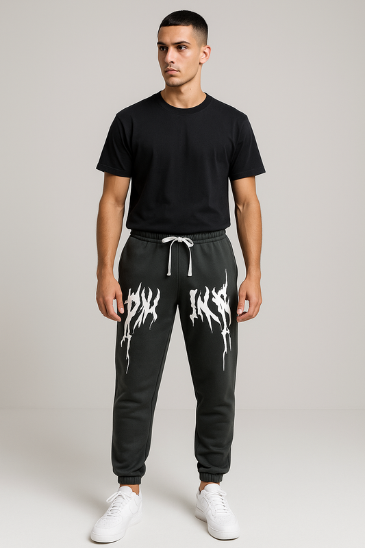 "All-Day Comfort Joggers with High-Impact Graphics for a Bold Fashion Statement"