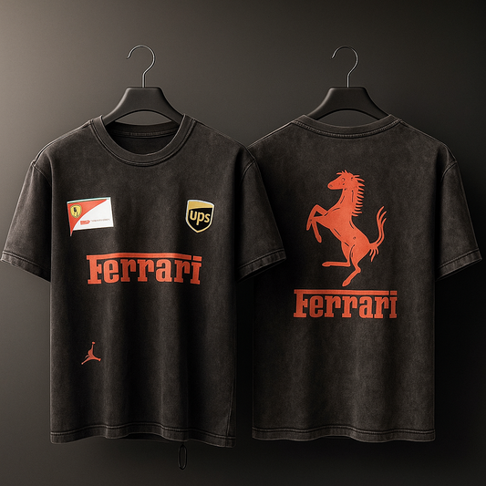 Limited Edition Ferrari x Jordan Streetwear Tee"