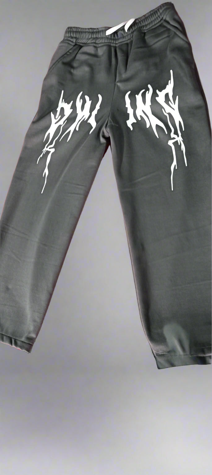 "All-Day Comfort Joggers with High-Impact Graphics for a Bold Fashion Statement"