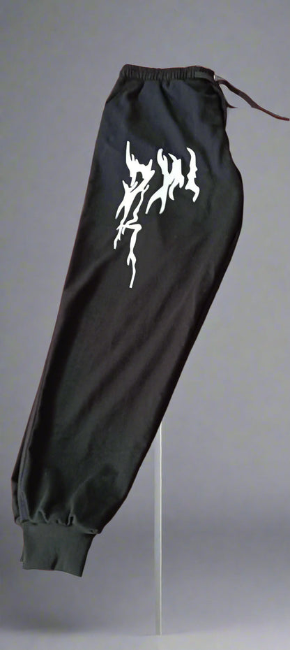 "All-Day Comfort Joggers with High-Impact Graphics for a Bold Fashion Statement"