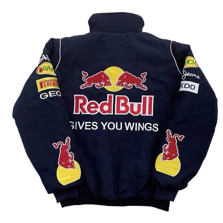Red Bull F1 Driver-Inspired Racing Jacket – Motorsport Identity in Every Stitch