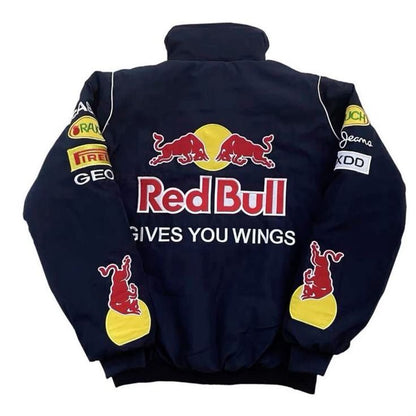 Red Bull F1 Driver-Inspired Racing Jacket – Motorsport Identity in Every Stitch