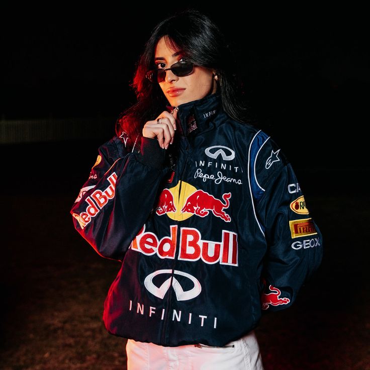Red Bull F1 Driver-Inspired Racing Jacket – Motorsport Identity in Every Stitch