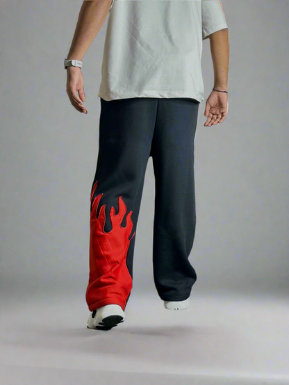 Flame Baggy Pant for Bold Streetwear Style