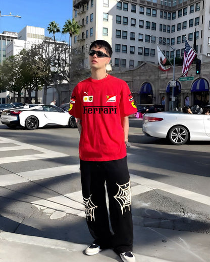 Men’s Ferrari F1 Racing Shirt – Prancing Horse Performance Wear