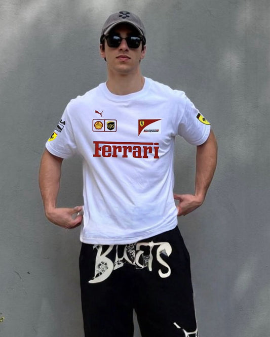 "Scuderia Ferrari F1 Grand Prix Edition T-Shirt – Precision, Power, and Performance"