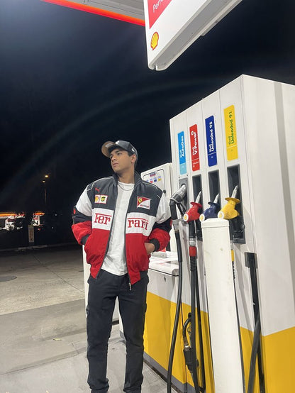 Red x White Ferrari F1 Racing Jacket