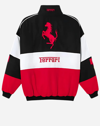 Ferrari F1 Trio Color Racing Jacket – Premium Motorsport Apparel