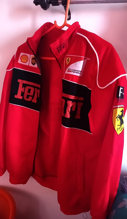Red Ferrari F1 Racing Jacket Amazing Looking