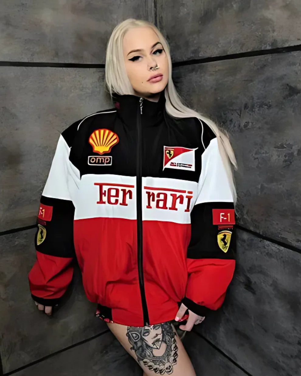 Ferrari F1 Trio Color Racing Jacket – Premium Motorsport Apparel