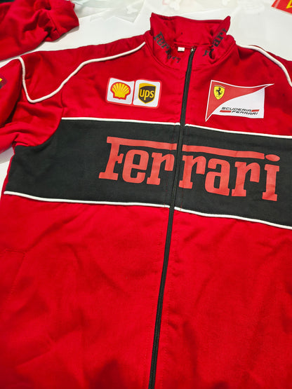 Red Ferrari F1 Racing Jacket Amazing Looking