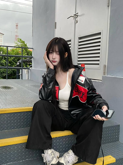 Ferrari F1 Premium Leather Racing Jacket – Elite Motorsport Apparel