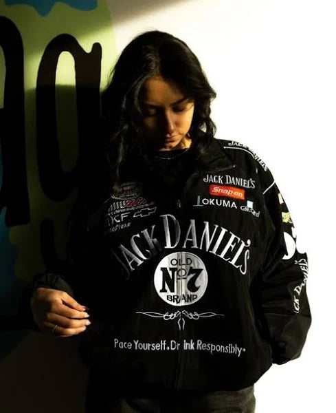 Jack Daniels F1  Racing Jacket || Embroidered Motorsport
