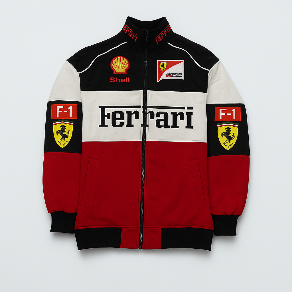 Trio Ferrari F1 Vintage Racing Jacket
