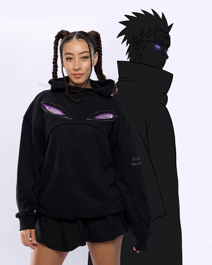 Itachi Uchiha Eye Shadow Graphic Hoodie
