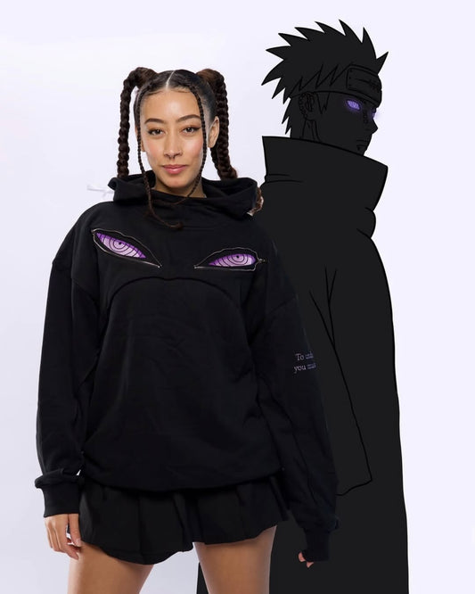 Itachi Uchiha Eye Shadow Graphic Hoodie