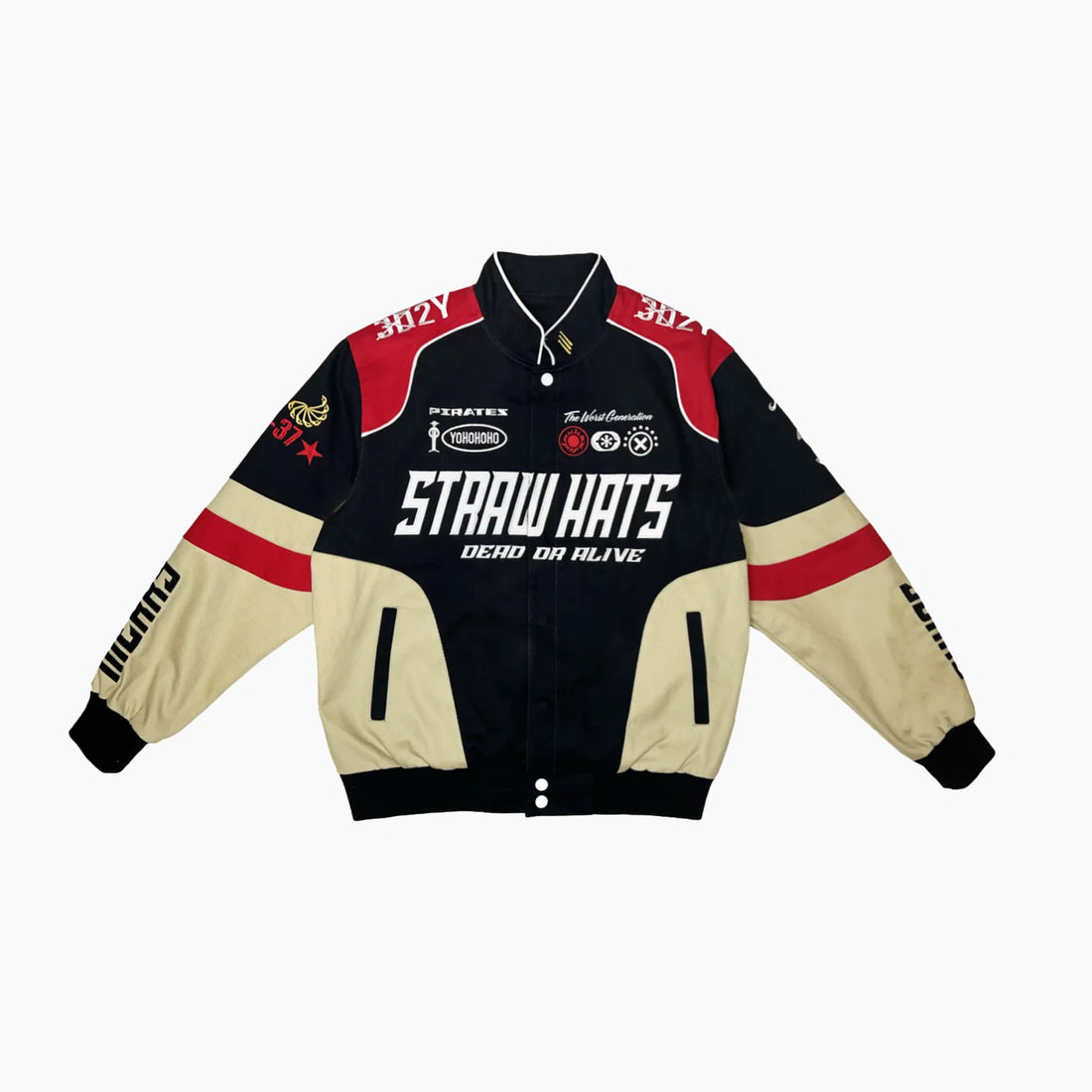 Starw Hats Racing Streetwear Vintage Jacket DTF Printed