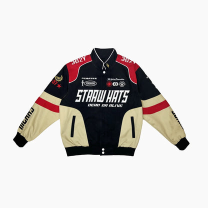 Starw Hats Racing Streetwear Vintage Jacket DTF Printed