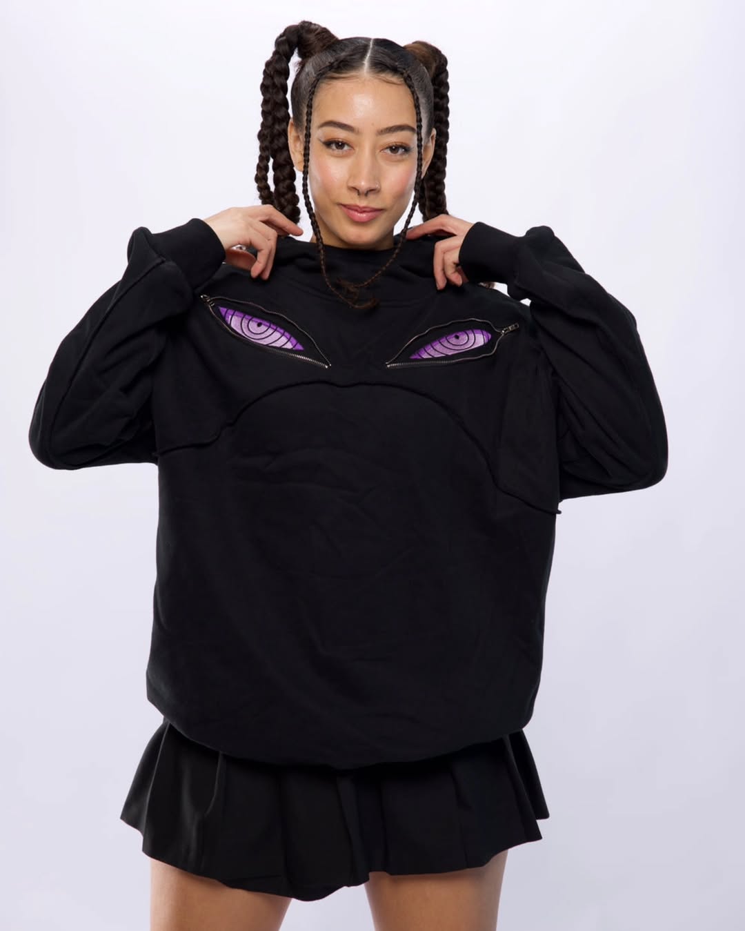 Itachi Uchiha Eye Shadow Graphic Hoodie