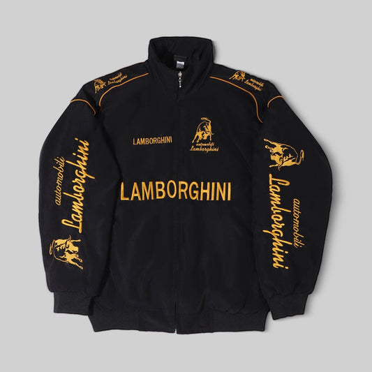 Lamborghini Unisex Retro Racing Embroidered Jacket