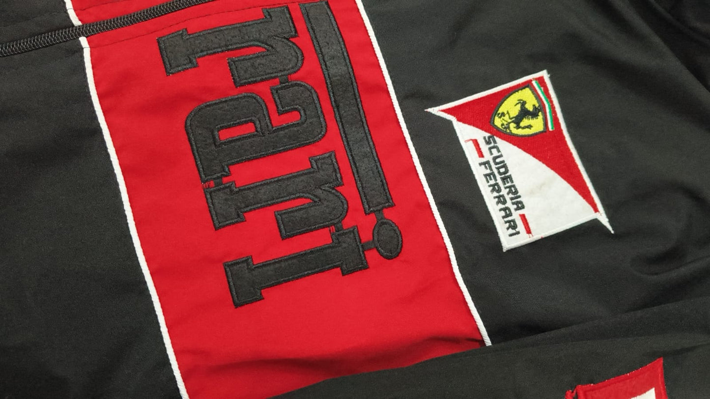 Ferrari F1 Vintage Embroidered Racing Jacket – Classic Motorsport Edition
